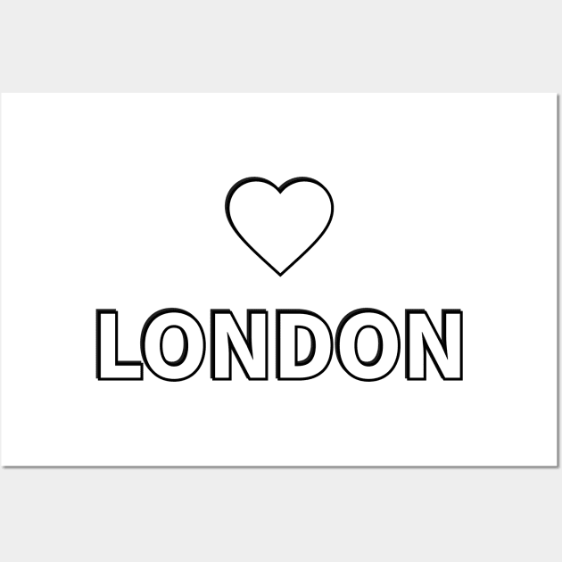 I love London Wall Art by brightnomad